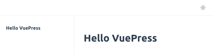 Hello VuePress